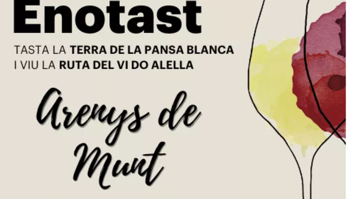 Taste the land of the white raisin wine in Arenys de Munt